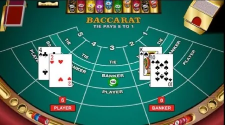 โต๊ะบาคาร่า ไพ่ฝั่ง Player และ Banker